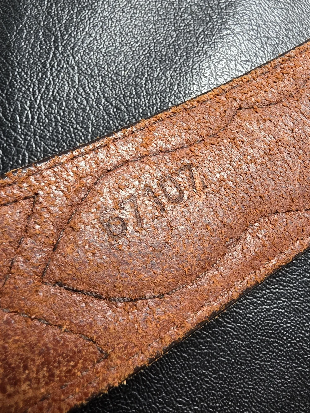 Vintage 1991 Leather Western Belt Size 30